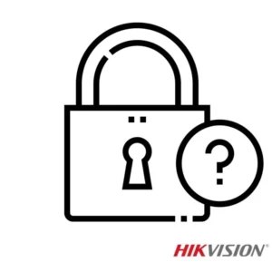 Réinitialisation mot de passe oublié Hikvision